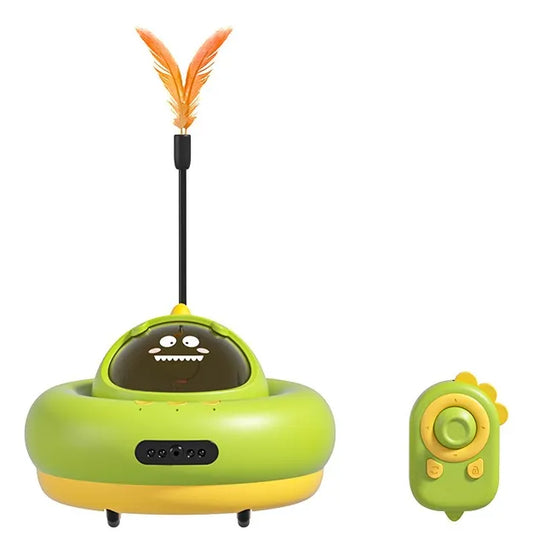 Automatic Laser Cat Toy& Feeder:2-in-1 SmartCompanion for Happy,Healthy Cats
