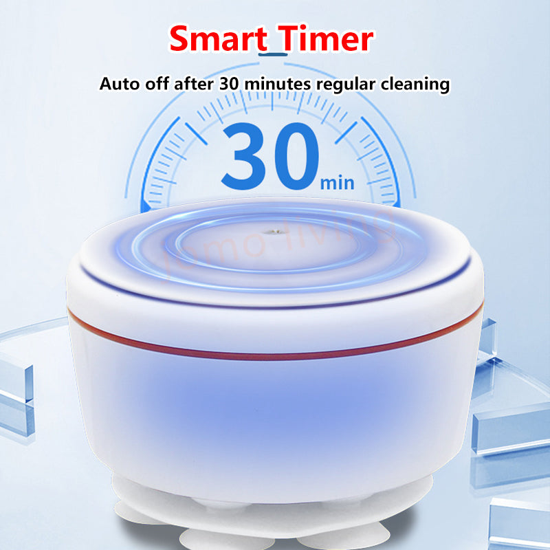 🌀 Portable Ultrasonic Mini Washer – USB Powered, Low Noise, Compact Cleaner for Underwear & Socks