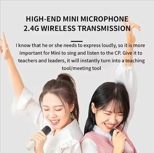 Wireless Karaoke Speaker + Bluetooth Mic Portable RGB Light Show | Home KTV On‑the‑Go