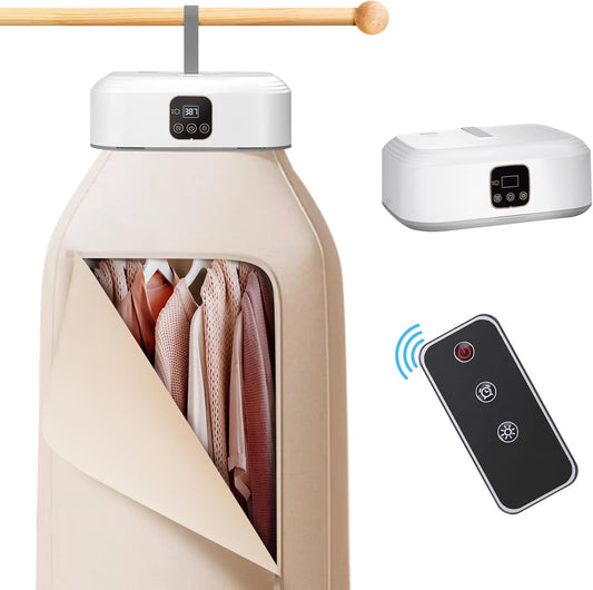🌀 Portable Foldable Clothes Dryer – Compact, Remote Control, UV Hygiene, Ideal for Travel & Small Spaces