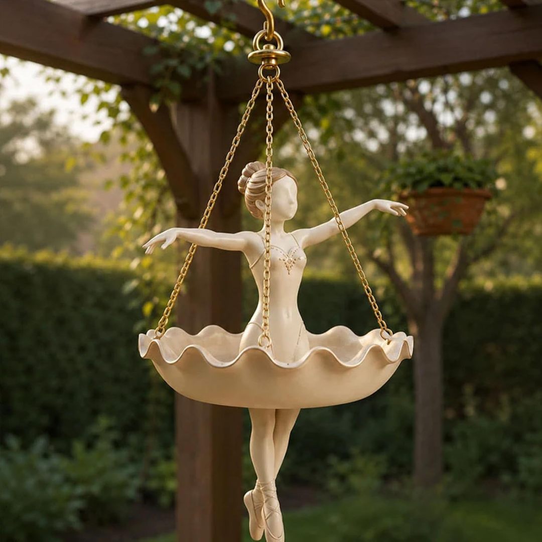 Ballet Dancer Hanging Planter – Graceful Artistry, Living Greenery 🩰🌿