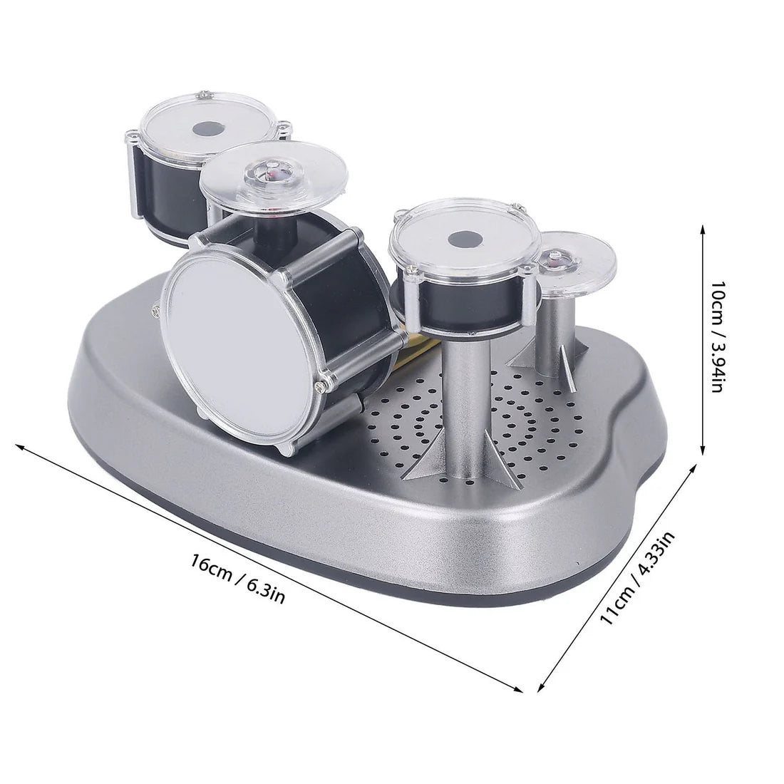 🥁 Mini Finger Drum Set, Electronic Tabletop Drum Kit for Stress Relief & Music Fun