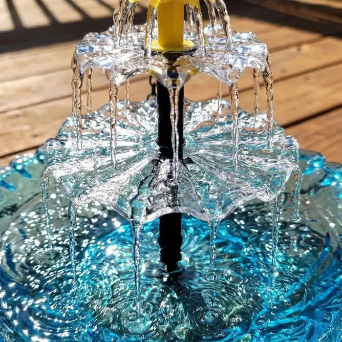 🎐☀Solar Cascade Hanging Bird Bath Fountain